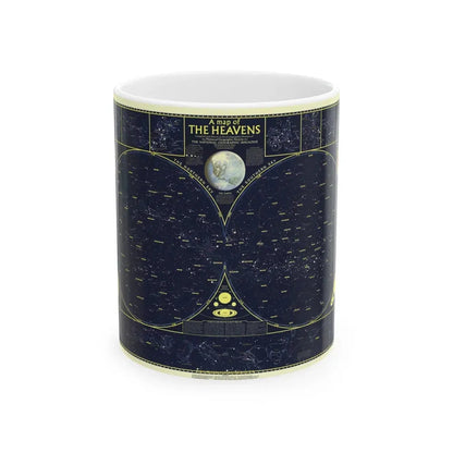 Heavens, The 1 (1957) (Map) White Coffee Mug 11oz - Go Mug Yourself