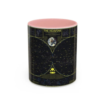 Heavens. The (1970) (Map) Accent Coffee Mug 11oz Pink - Go Mug Yourself