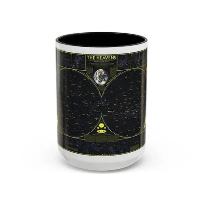 Heavens. The (1970) (Map) Accent Coffee Mug 15oz Black - Go Mug Yourself