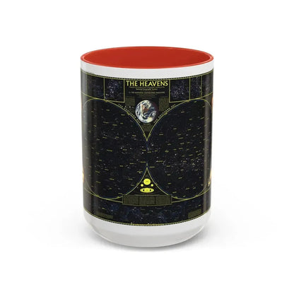 Heavens. The (1970) (Map) Accent Coffee Mug 15oz Red - Go Mug Yourself