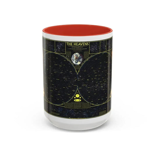 Heavens. The (1970) (Map) Accent Coffee Mug 15oz Red - Go Mug Yourself