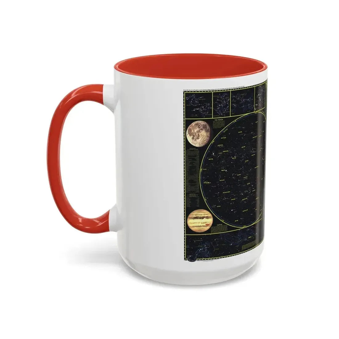 Heavens. The (1970) (Map) Accent Coffee Mug - Go Mug Yourself