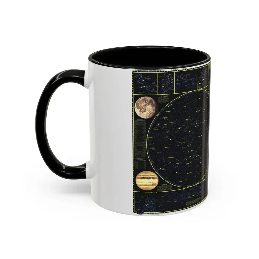 Heavens. The (1970) (Map) Accent Coffee Mug - Go Mug Yourself