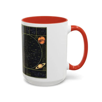 Heavens. The (1970) (Map) Accent Coffee Mug - Go Mug Yourself