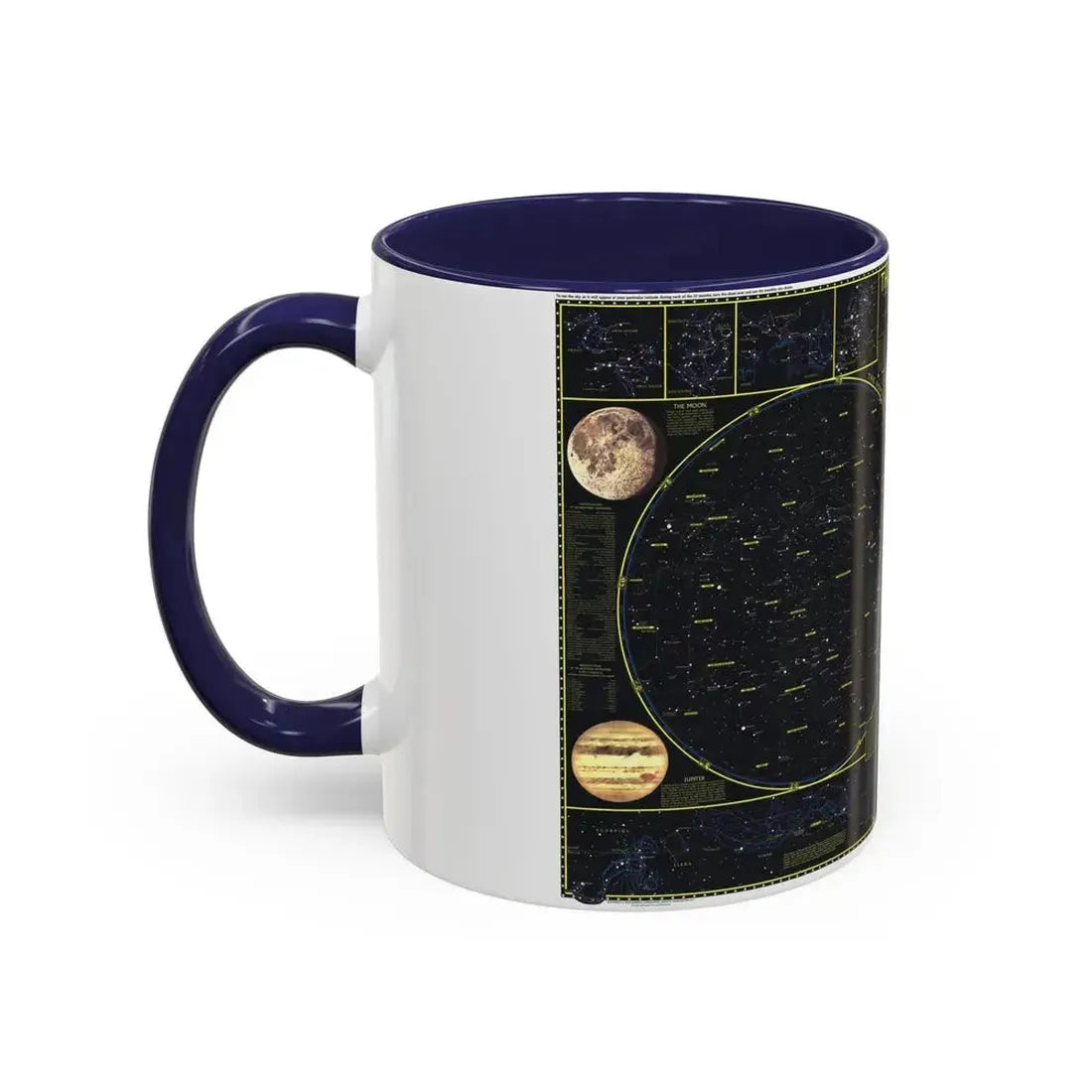 Heavens. The (1970) (Map) Accent Coffee Mug - Go Mug Yourself