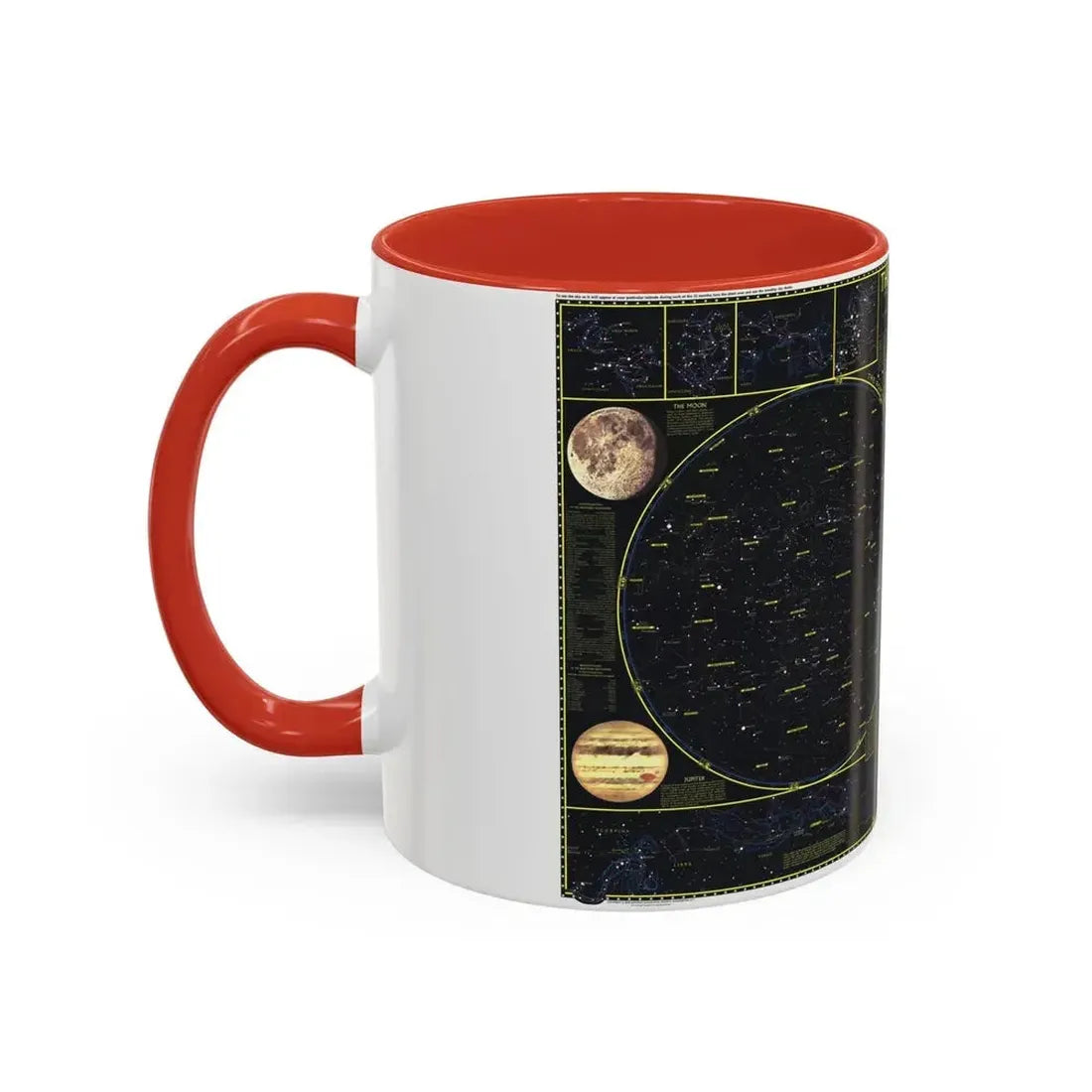 Heavens. The (1970) (Map) Accent Coffee Mug - Go Mug Yourself