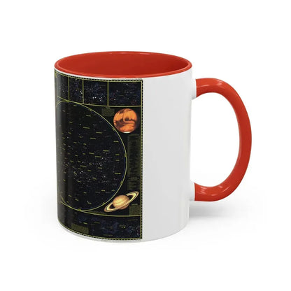 Heavens. The (1970) (Map) Accent Coffee Mug - Go Mug Yourself