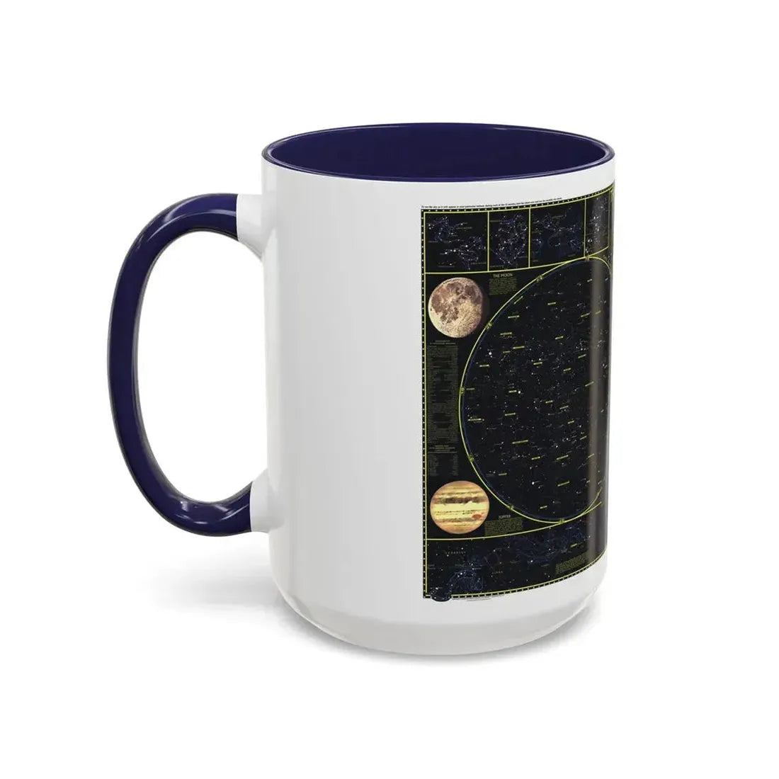 Heavens. The (1970) (Map) Accent Coffee Mug - Go Mug Yourself