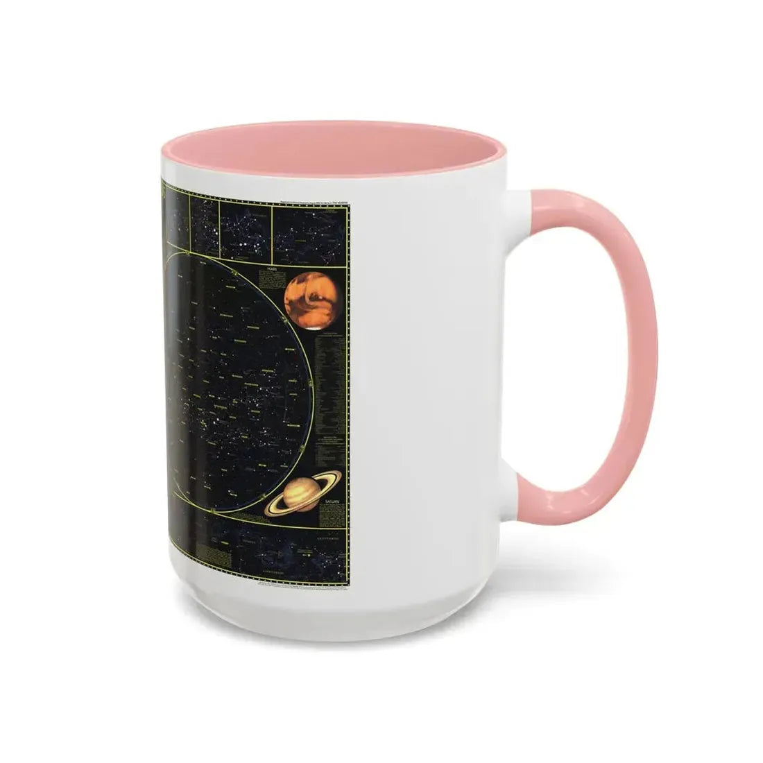 Heavens. The (1970) (Map) Accent Coffee Mug - Go Mug Yourself
