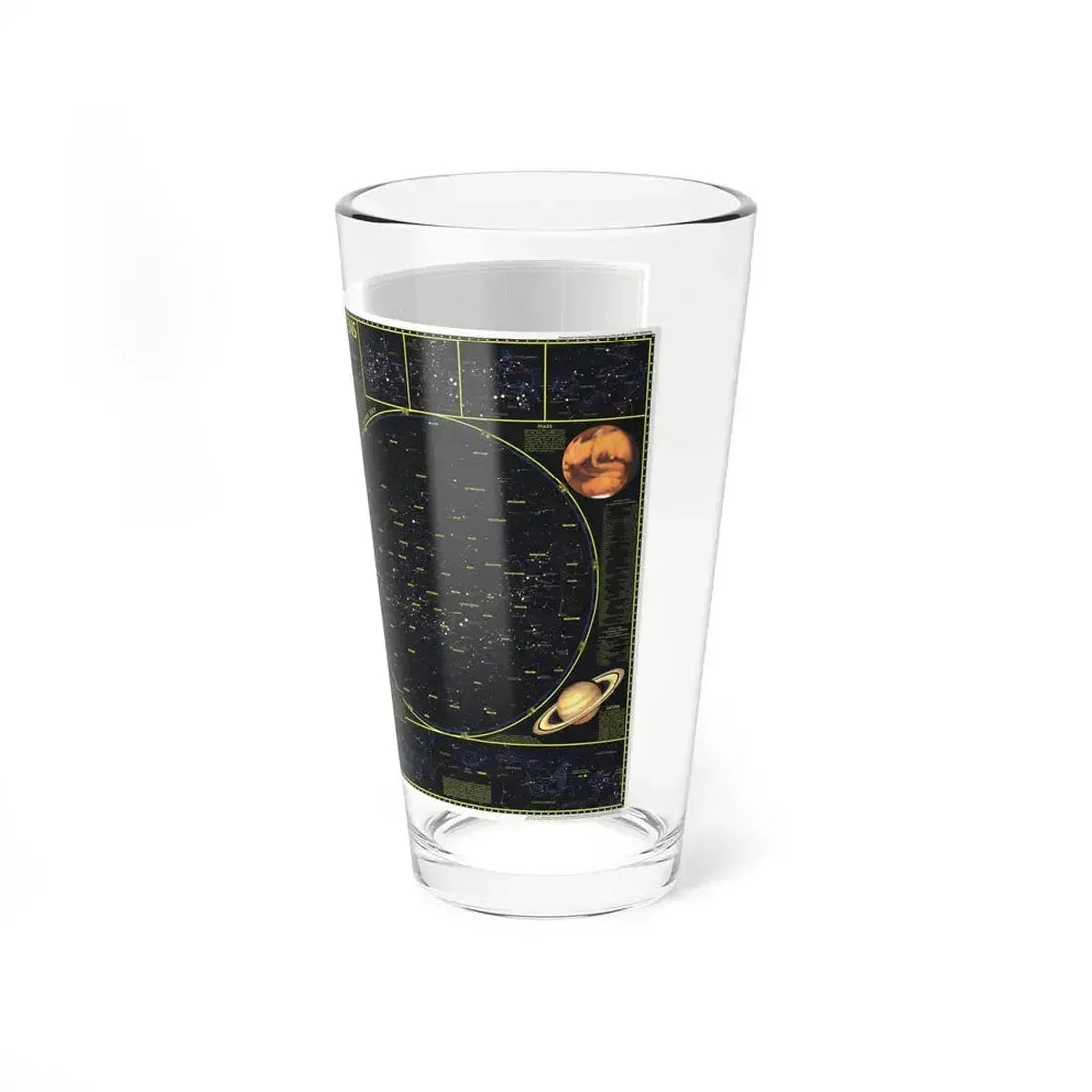 Heavens. The (1970) (Map) Pint Glass 16oz - Go Mug Yourself