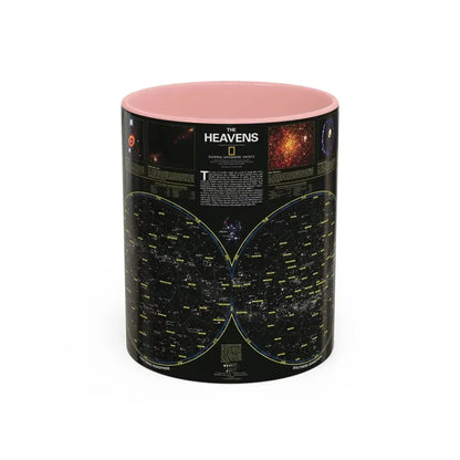 Heavens, The (1995) (Map) Accent Coffee Mug 11oz Pink - Go Mug Yourself