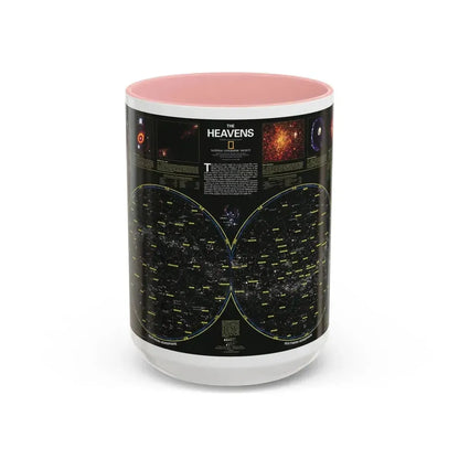 Heavens, The (1995) (Map) Accent Coffee Mug 15oz Pink - Go Mug Yourself