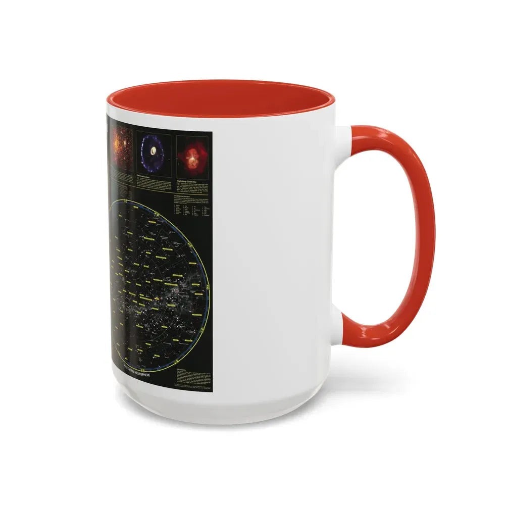 Heavens, The (1995) (Map) Accent Coffee Mug - Go Mug Yourself
