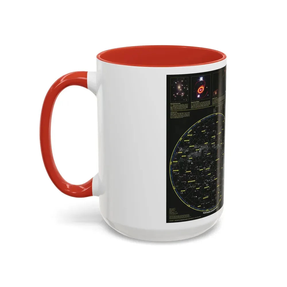 Heavens, The (1995) (Map) Accent Coffee Mug - Go Mug Yourself