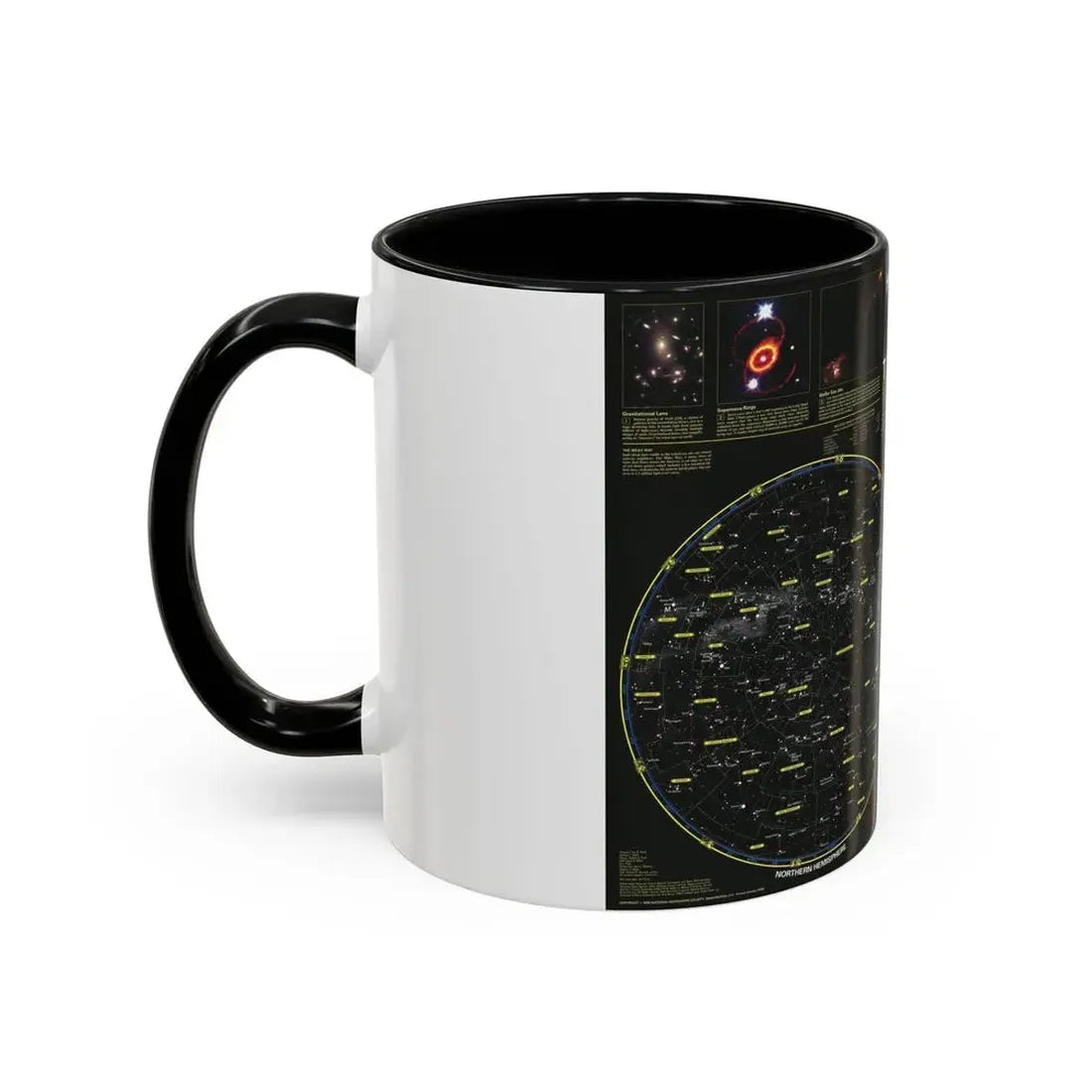 Heavens, The (1995) (Map) Accent Coffee Mug - Go Mug Yourself