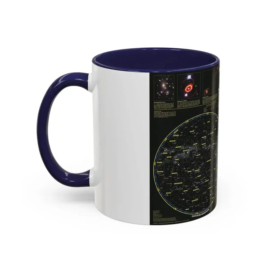 Heavens, The (1995) (Map) Accent Coffee Mug - Go Mug Yourself