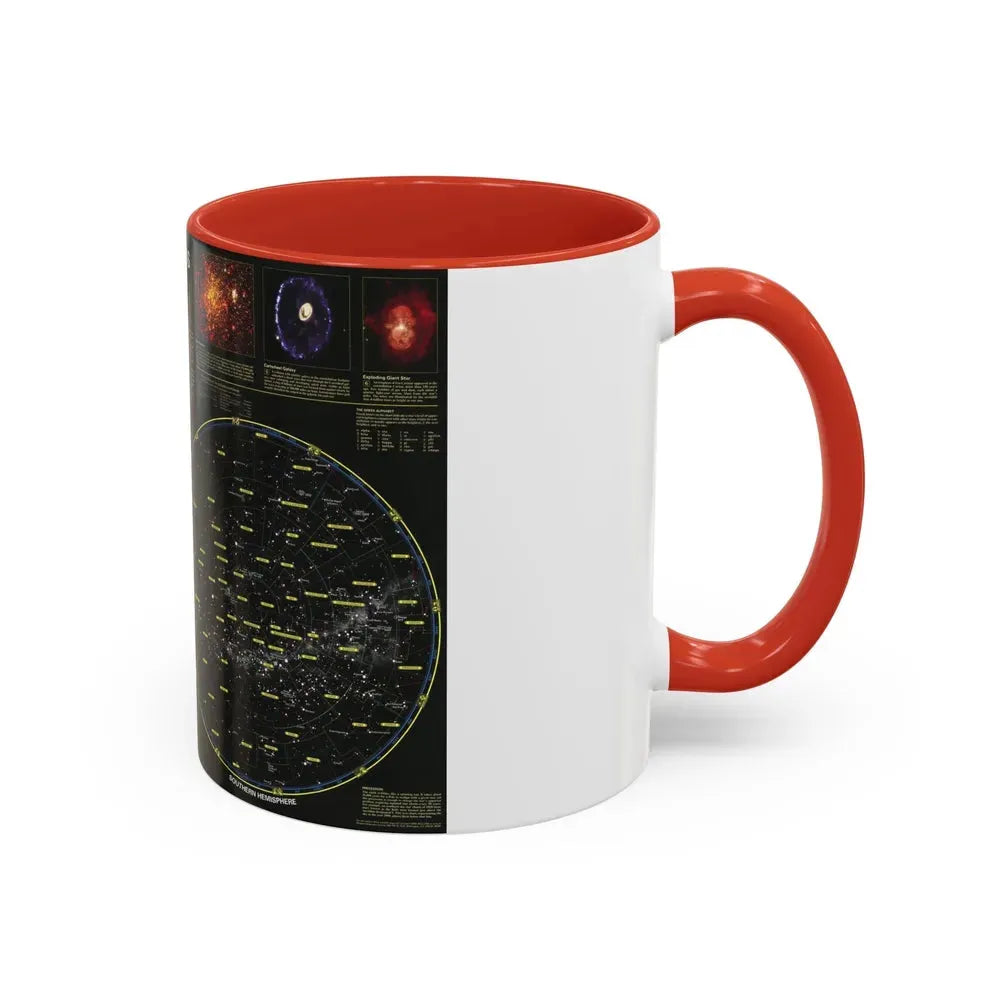 Heavens, The (1995) (Map) Accent Coffee Mug - Go Mug Yourself