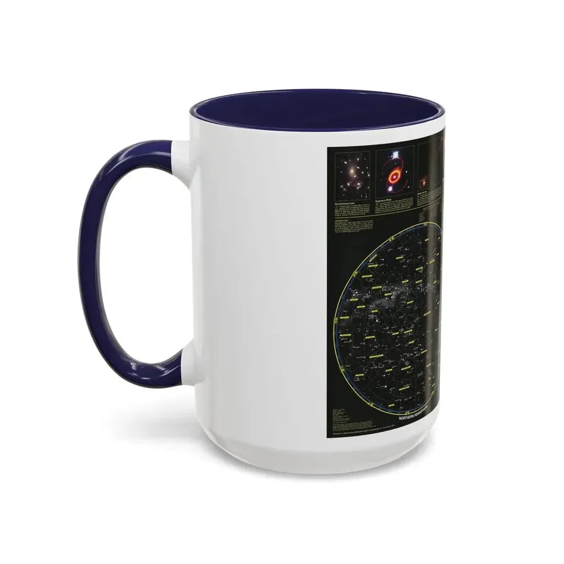 Heavens, The (1995) (Map) Accent Coffee Mug - Go Mug Yourself
