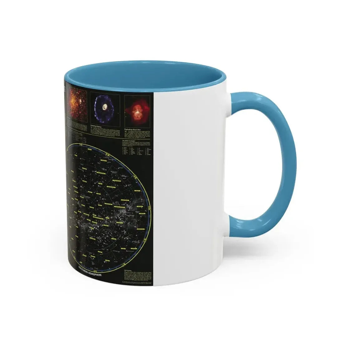 Heavens, The (1995) (Map) Accent Coffee Mug - Go Mug Yourself