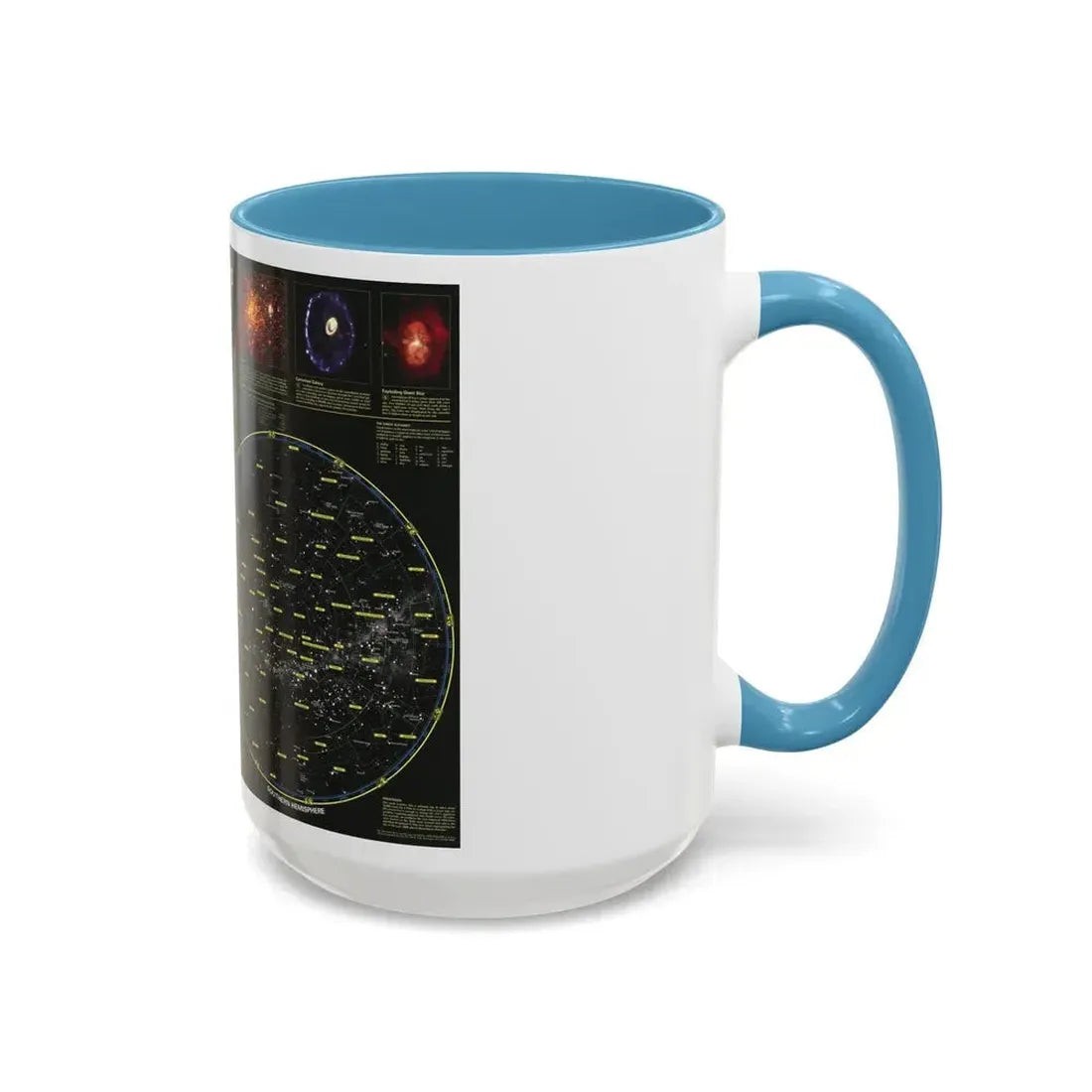 Heavens, The (1995) (Map) Accent Coffee Mug - Go Mug Yourself