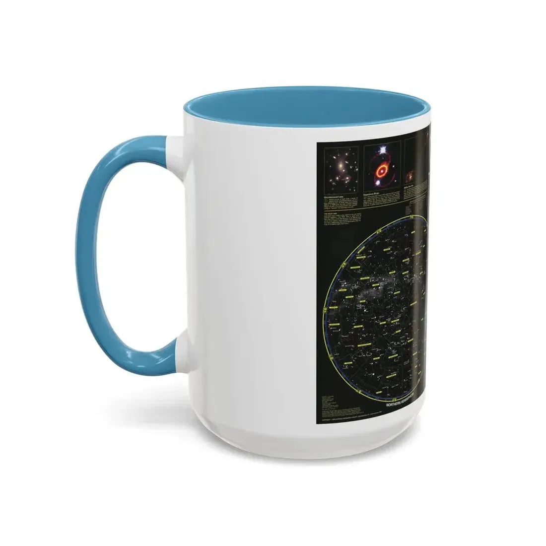 Heavens, The (1995) (Map) Accent Coffee Mug - Go Mug Yourself