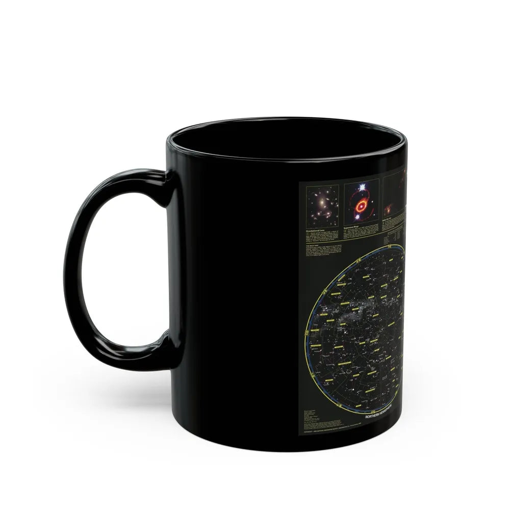 Heavens, The (1995) (Map) Black Coffee Mug-Go Mug Yourself