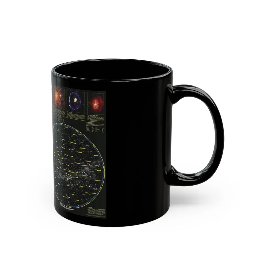 Heavens, The (1995) (Map) Black Coffee Mug-Go Mug Yourself