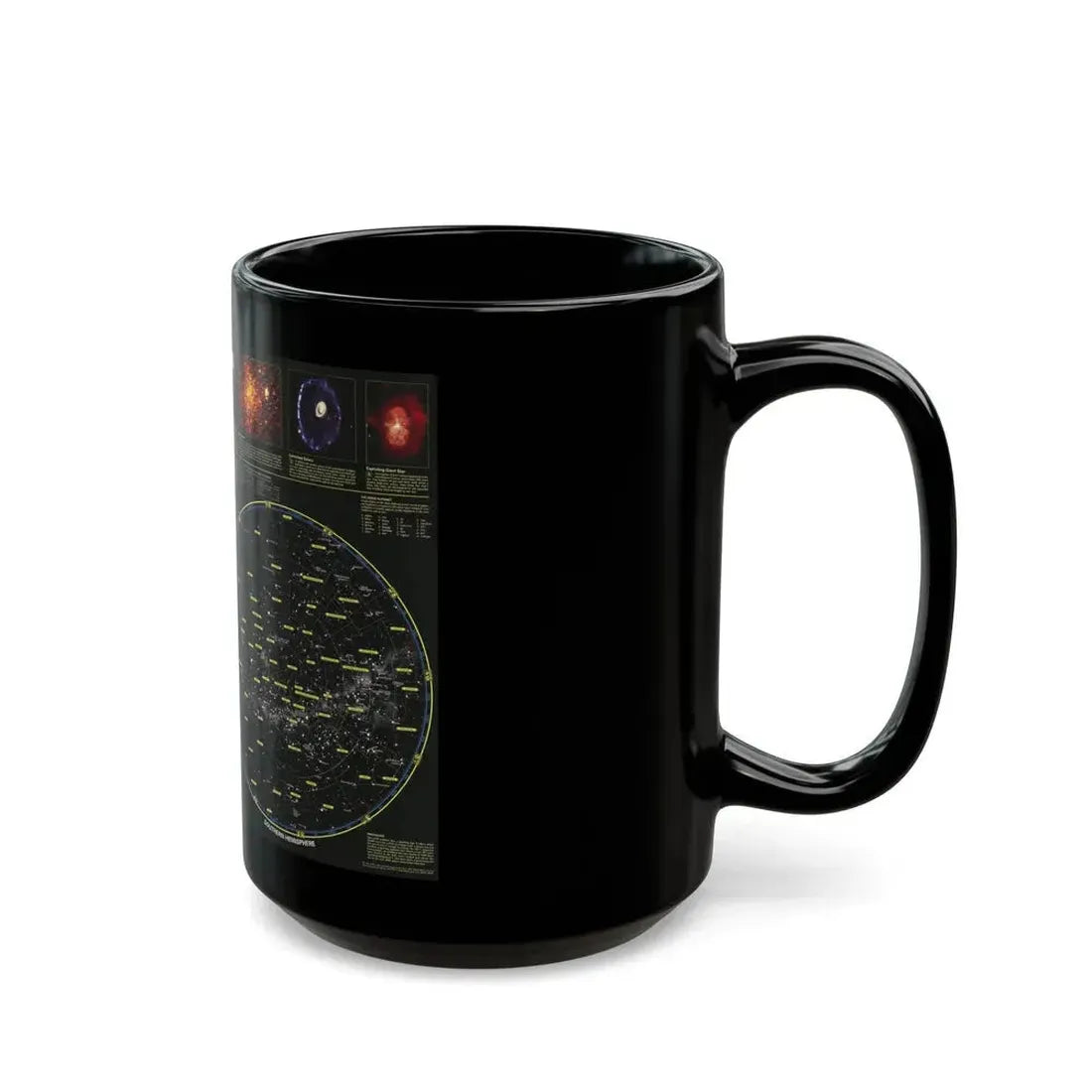Heavens, The (1995) (Map) Black Coffee Mug - Go Mug Yourself