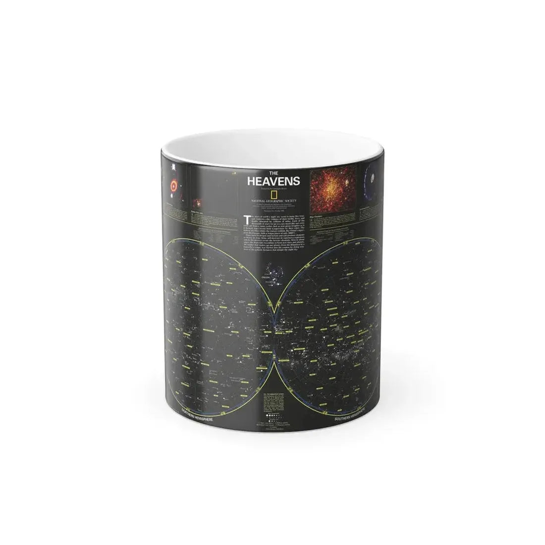 Heavens, The (1995) (Map) Color Changing Mug 11oz Default Title 11oz - Go Mug Yourself