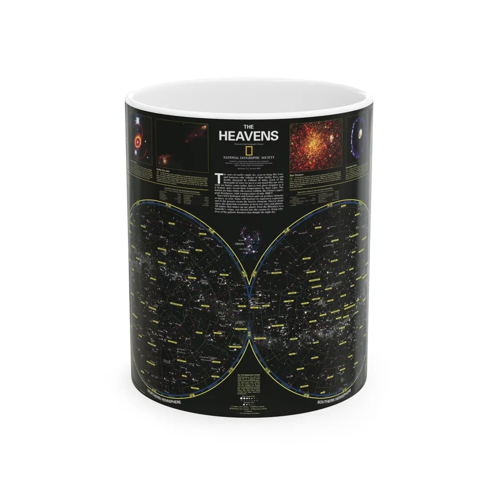 Heavens, The (1995) (Map) White Coffee Mug-11oz-Go Mug Yourself