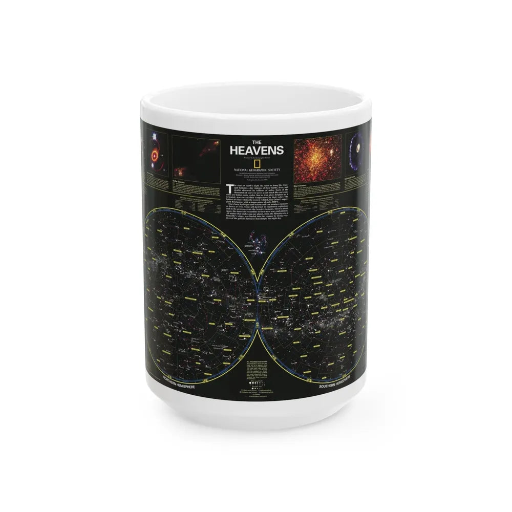 Heavens, The (1995) (Map) White Coffee Mug-15oz-Go Mug Yourself