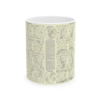 Heavens, The 2 (1957) (Map) White Coffee Mug-11oz-Go Mug Yourself