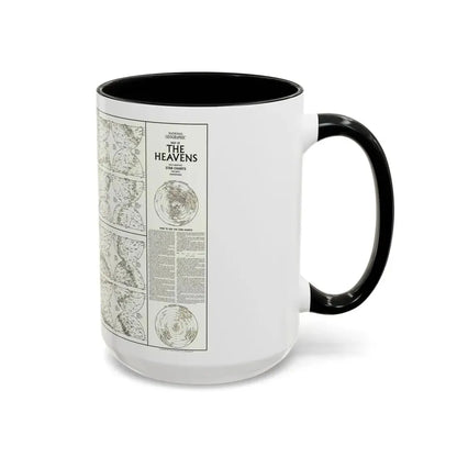 Heavens, The - Monthly Star Charts (1970) (Map) Accent Coffee Mug - Go Mug Yourself