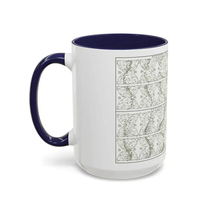 Heavens, The - Monthly Star Charts (1970) (Map) Accent Coffee Mug - Go Mug Yourself
