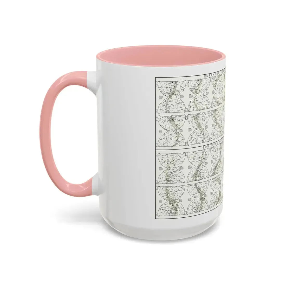 Heavens, The - Monthly Star Charts (1970) (Map) Accent Coffee Mug - Go Mug Yourself