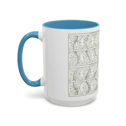 Heavens, The - Monthly Star Charts (1970) (Map) Accent Coffee Mug - Go Mug Yourself