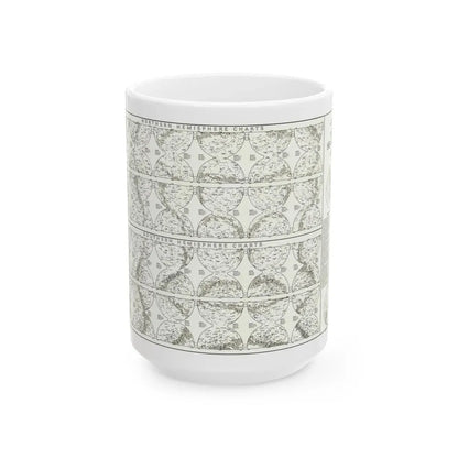 Heavens, The - Monthly Star Charts (1970) (Map) White Coffee Mug 15oz - Go Mug Yourself