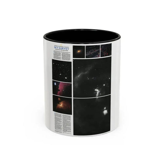 Heavens, The - Palomar Sky Survey (1983) (Map) Accent Coffee Mug 11oz Black - Go Mug Yourself