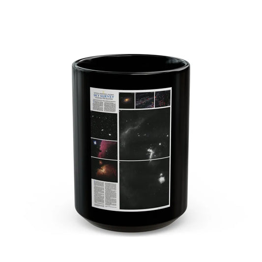 Heavens, The - Palomar Sky Survey (1983) (Map) Black Coffee Mug-15oz-Go Mug Yourself