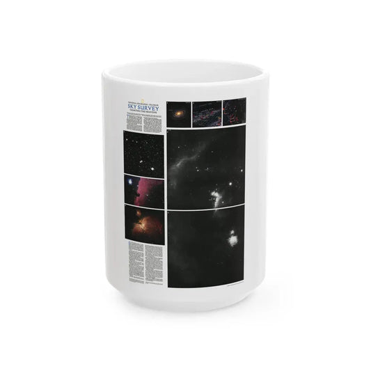 Heavens, The - Palomar Sky Survey (1983) (Map) White Coffee Mug 15oz - Go Mug Yourself
