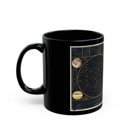 Heavens. The (1970) (Map) Black Coffee Mug-Go Mug Yourself