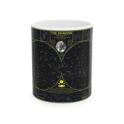 Heavens. The (1970) (Map) White Coffee Mug-11oz-Go Mug Yourself