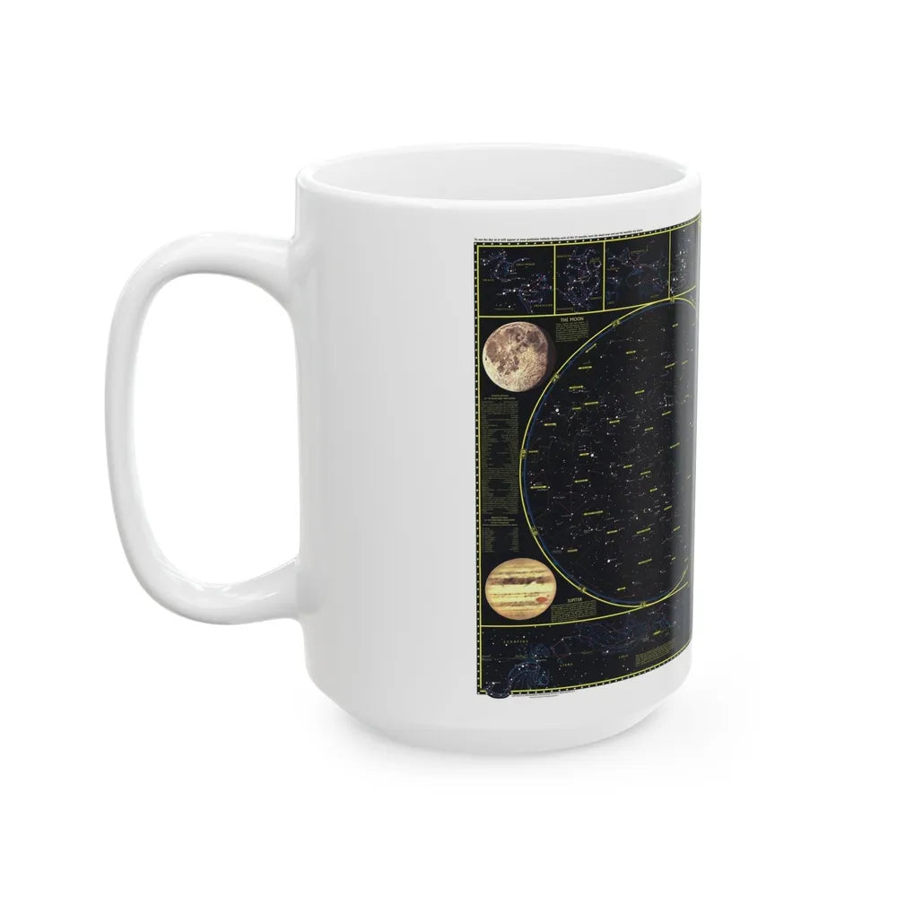 Heavens. The (1970) (Map) White Coffee Mug-Go Mug Yourself