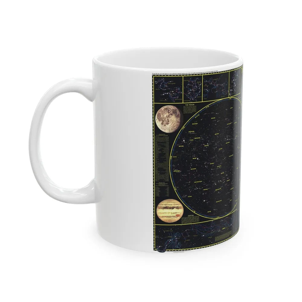 Heavens. The (1970) (Map) White Coffee Mug-Go Mug Yourself