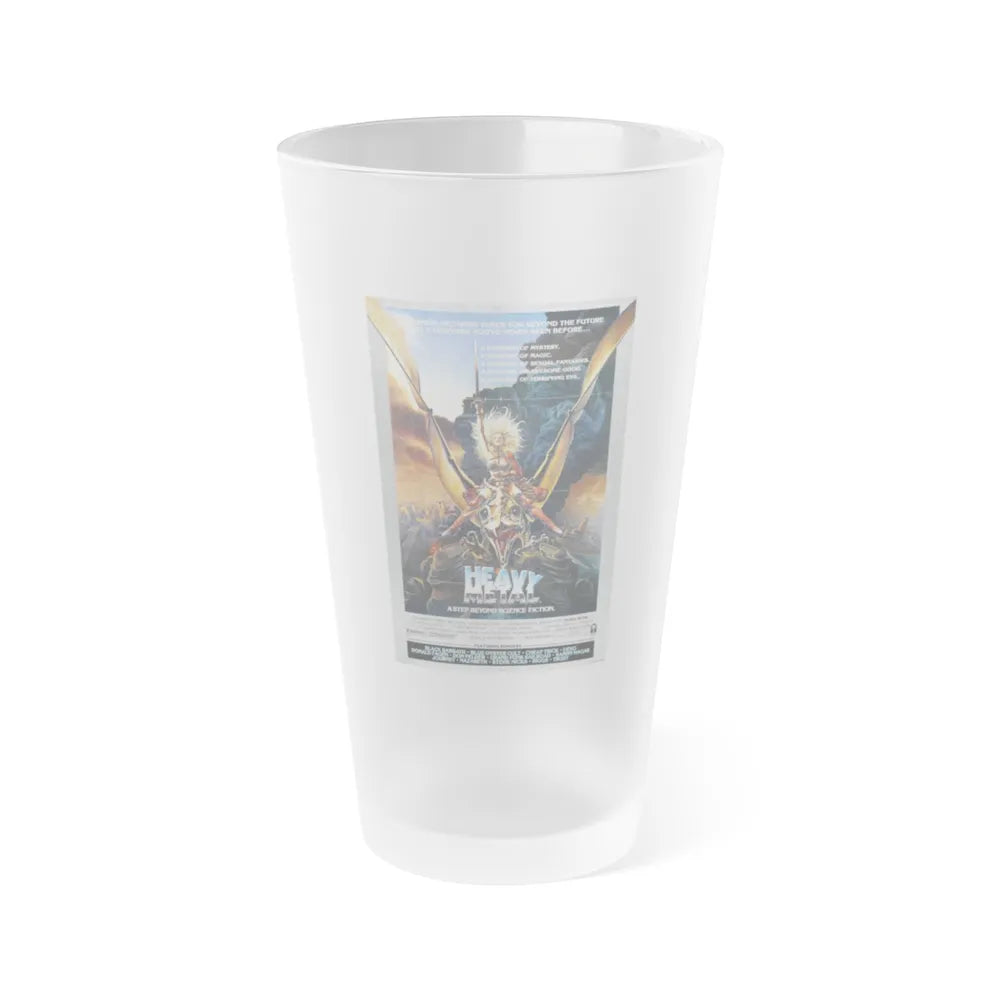 HEAVY METAL 1981 Movie Poster - Frosted Pint Glass 16oz-16oz-Frosted-Go Mug Yourself