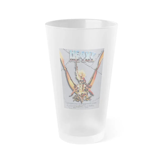 HEAVY METAL (RERELEASE) 1981 Movie Poster - Frosted Pint Glass 16oz 16oz Frosted - Go Mug Yourself