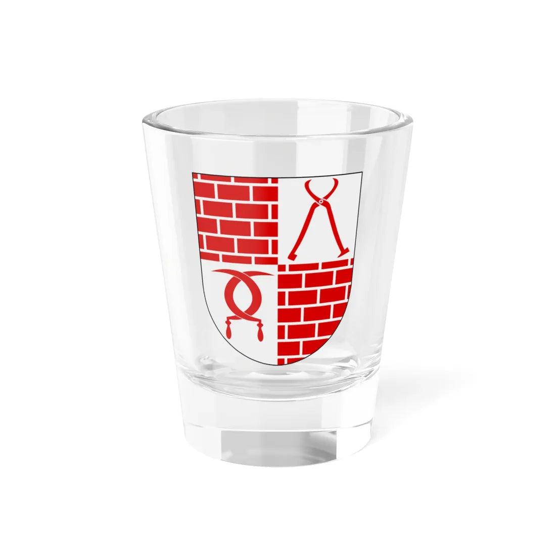 Heby vapen (Sweden) (Coat of Arms) Shot Glass 1.5oz 1.5oz - Go Mug Yourself
