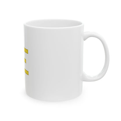 Hechtel-Eksel vlag (Belgium) White Coffee Mug-Go Mug Yourself