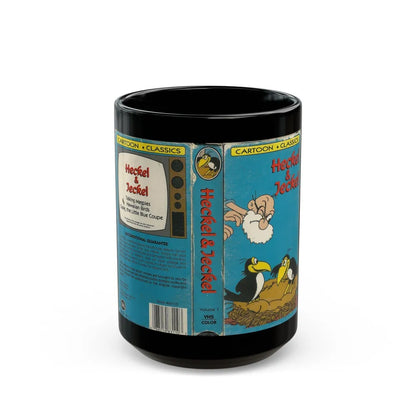 HECKEL AND JECKEL CARTOON CLASSICS (VHS COVER) - Black Coffee Mug-15oz-Go Mug Yourself