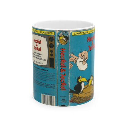 HECKEL AND JECKEL CARTOON CLASSICS (VHS COVER) - White Coffee Mug-11oz-Go Mug Yourself